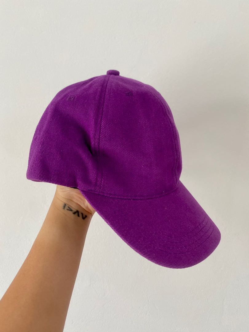 Purple Baseball Cap/Hat, Fesyen Wanita 