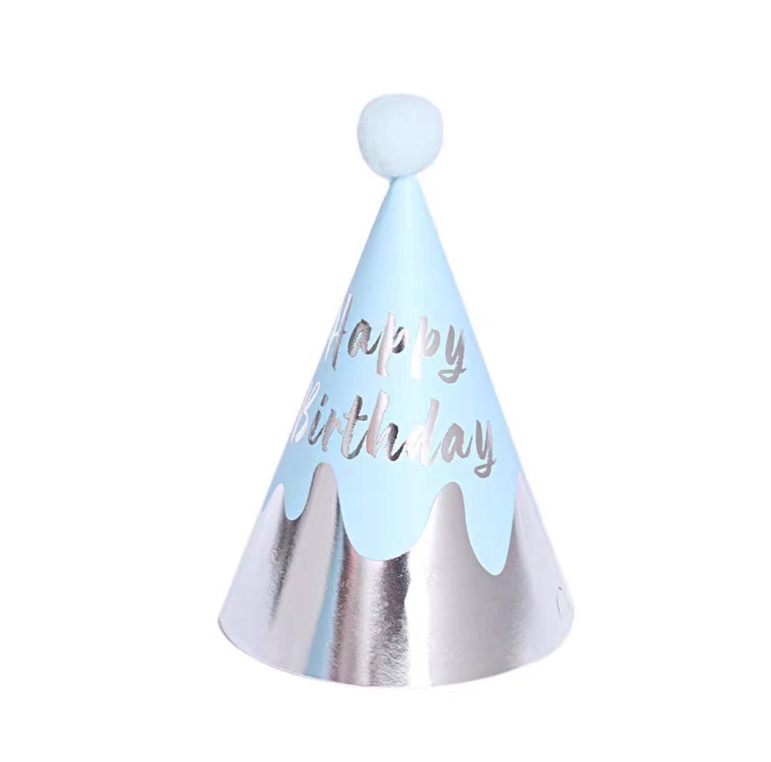 Blue Party Hat (3 pack)