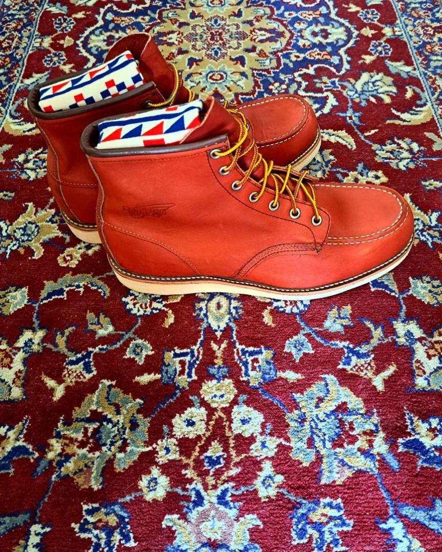 Red Wing 8131 Genuine Leather boots 🇺🇸美國製#22生日慶, 男裝, 鞋