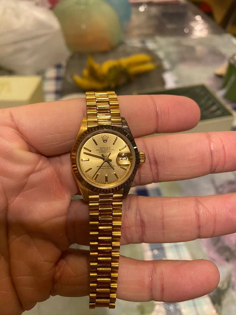 ROLEX DATEJUST 69178 FULL GOLD Women s Fashion Watches
