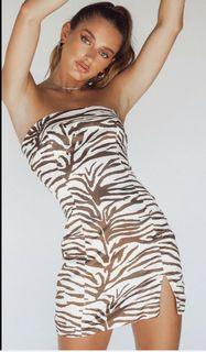 Runaway the Label Jade Mini Dress Size S- New! In Zahara Print