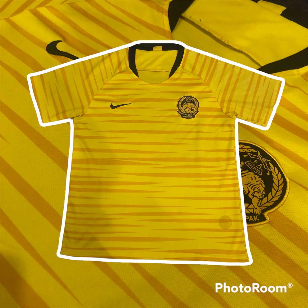 Saiz M Jersi Malaysia Home 2018 Harimau Malaya Nike Dri Fit Jersey