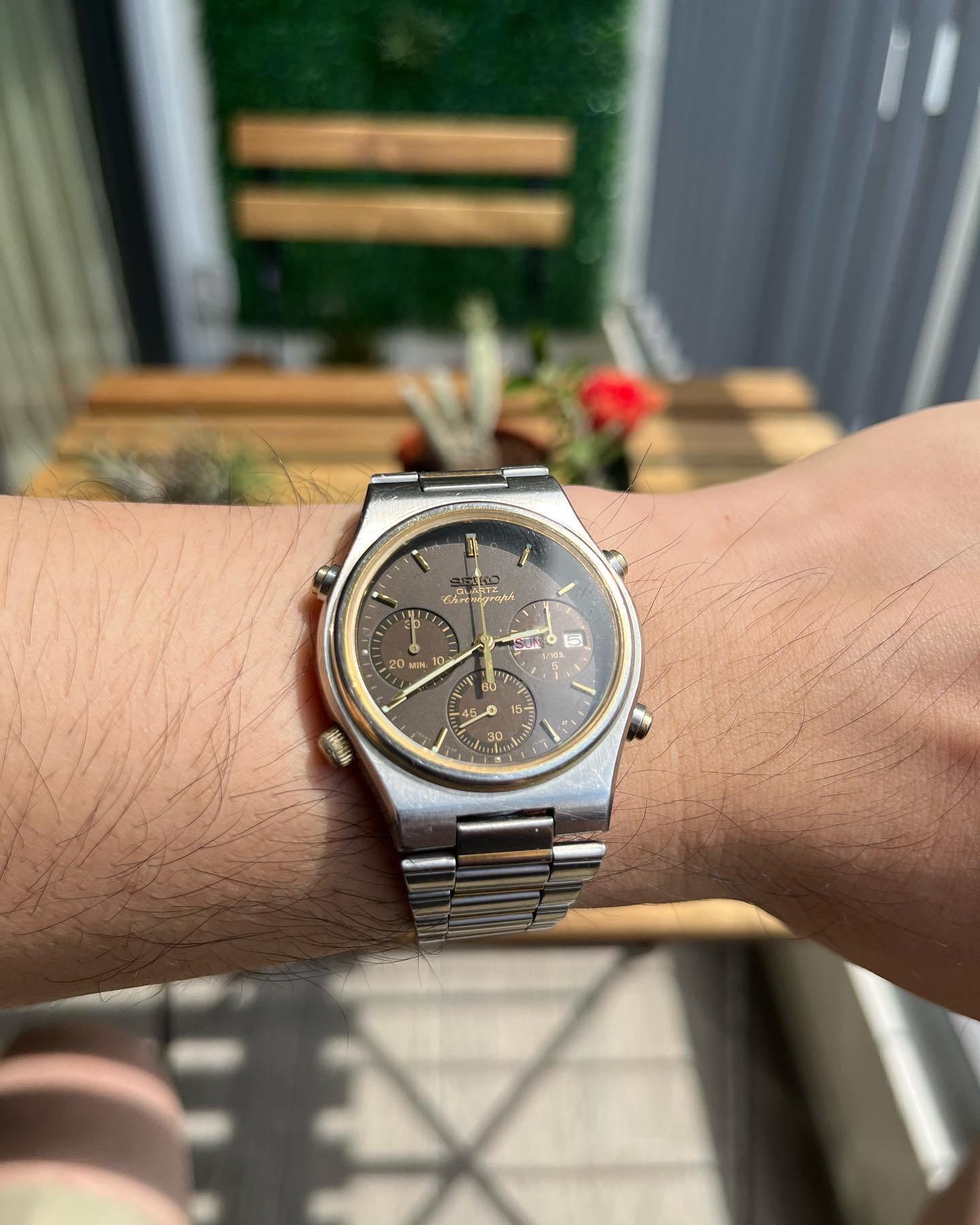 Seiko Chronograph 7a38 vintage, Men's Fashion, Watches & Accessories,  Watches on Carousell