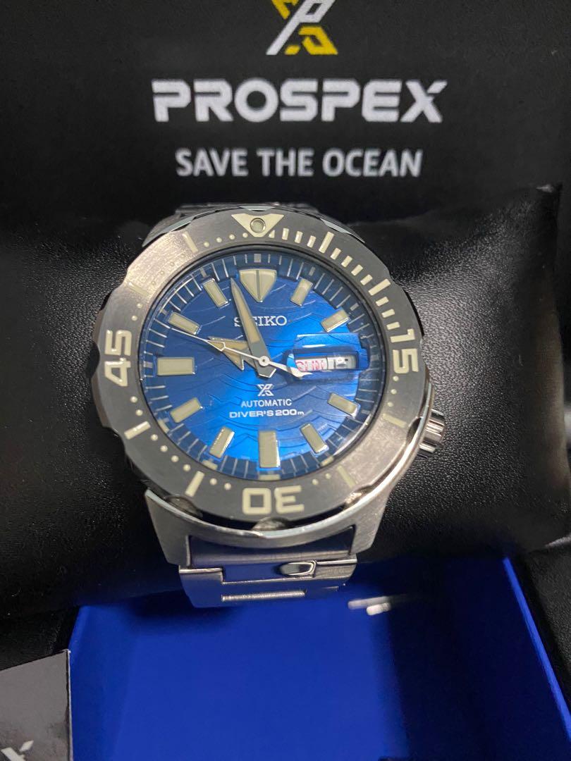 SEIKO PROSPEX Save the Ocean Series Monster MONSTER Divers Watch SBDY045  Silver, Men's Fashion, Watches & Accessories, Watches on Carousell