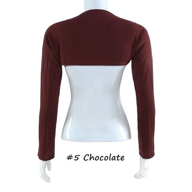 SheIn Women s Bolero Shrug Long Sleeves Open Cropped Cardigan