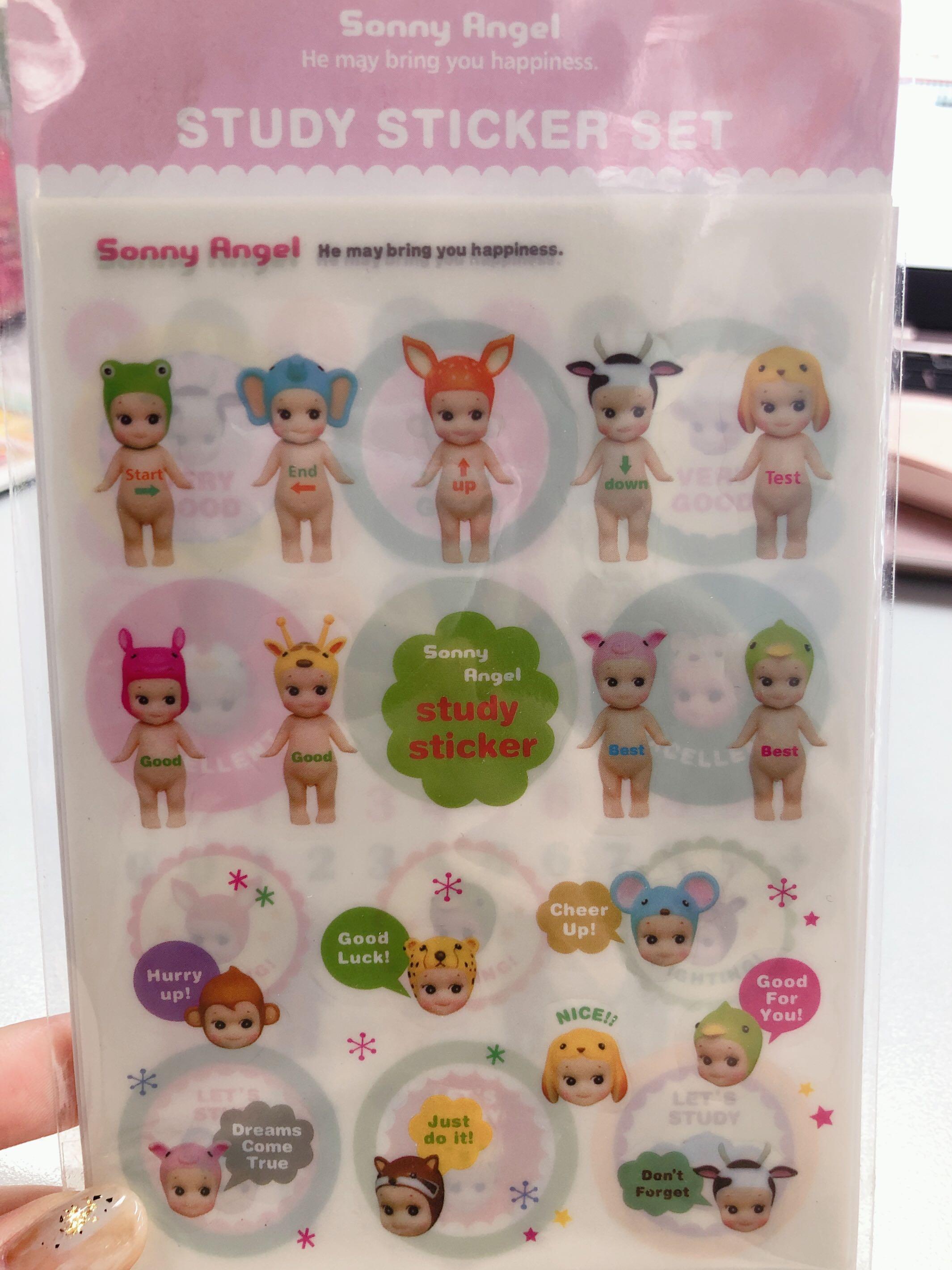 👶🏻韓國Sonny Angel 貼紙- 手帳貼紙Stickers, 興趣及遊戲, 手作＆自家設計, 文具及工藝- 手作- Carousell