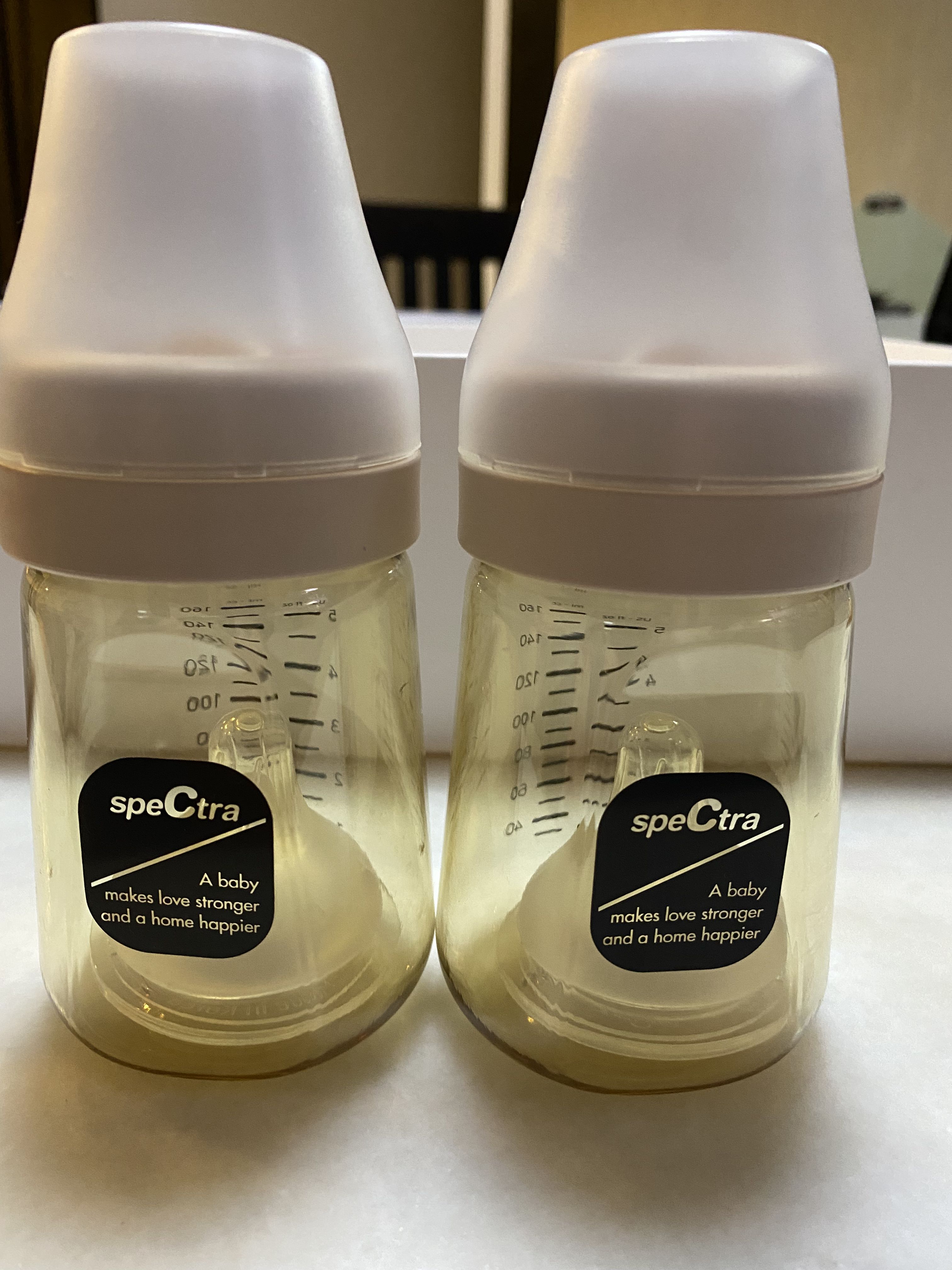 Spectra All New Baby Bottle PPSU 160ml BlueBlack 2PCS (S Nipple