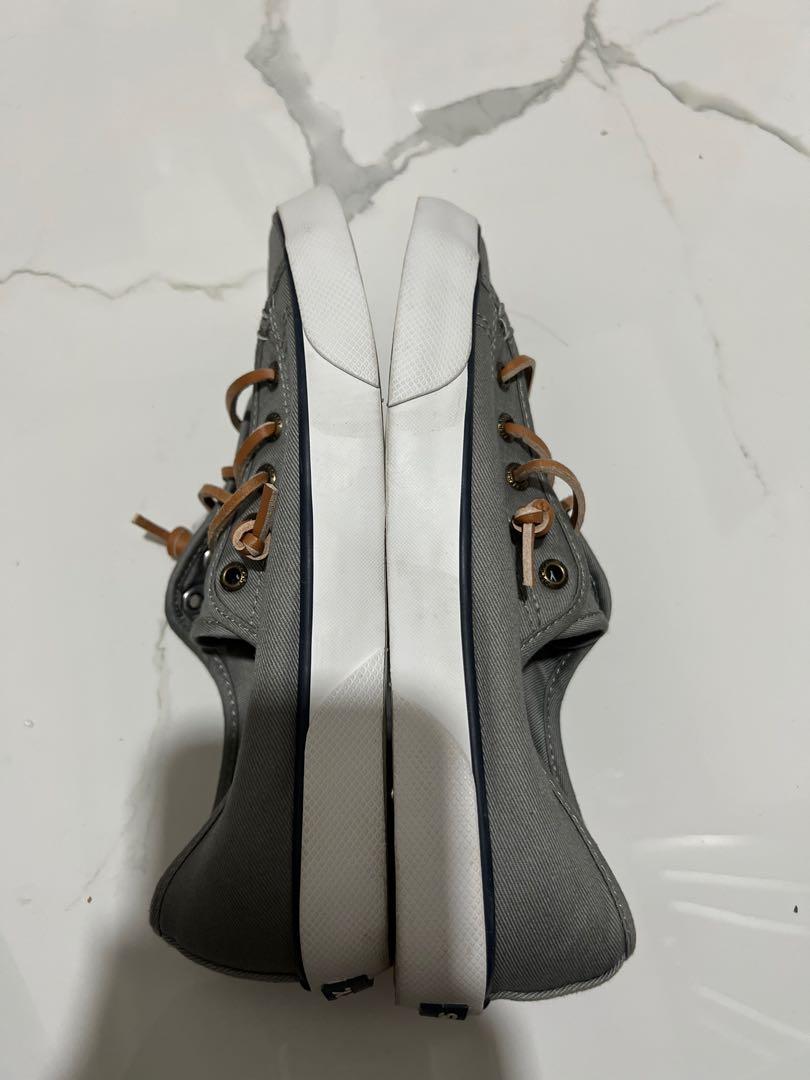 Sperry Women's Pier View Sneaker (Grey/Grey Canvas) - US 6.5, Women's  Fashion, Footwear, Sneakers on Carousell