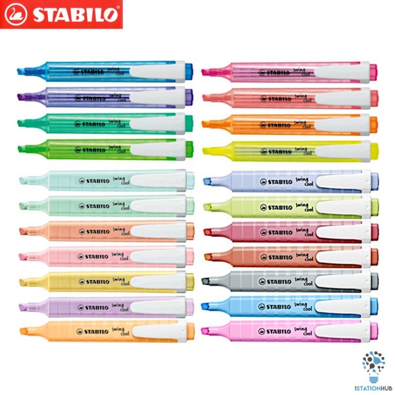 STABILO Swing Cool Pastel Highlighter Set Of 6 Colours – POPULAR Online  Singapore