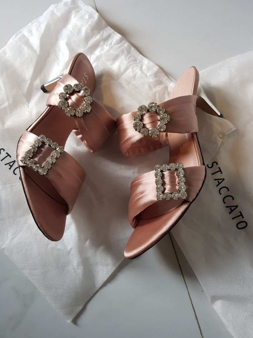 Staccato satin heels sandal wanita 