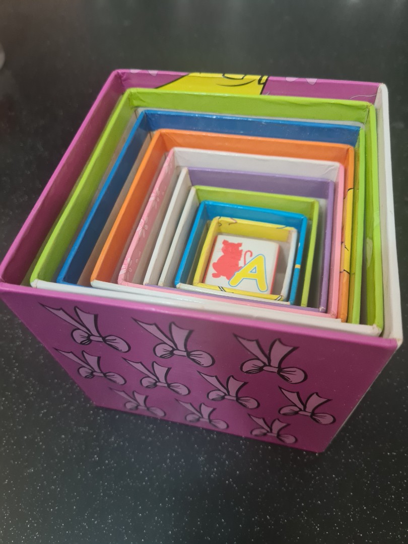 Stackable learning blocks, Hobbies & Toys, Toys & Games on Carousell