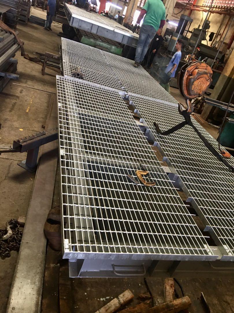 Steel Gratings Heavy Duty (Category: Construction & Building Materials) located in Marikina City. Submitted by tomypac (Listing ID 1159203327, Image 1). Description: Ampac heavy duty gratings for the road. Truck load. Contact me @ (0916) 542 6398. For your requirements. Fabricated as per your requirement . Hot Dipped Galvanized astm 123.