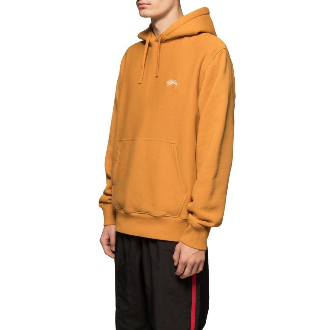 Stussy Orange Basic logo Hoodie (Category: Coats, Jackets and Outerwear) located in Alaminos. Submitted by benta_stashed (Listing ID 1165182880, Image 1). Description: Stussy Orange Basic logo Hoodie Size: medium on tag fits Medium to Large fitting Condition: like new.