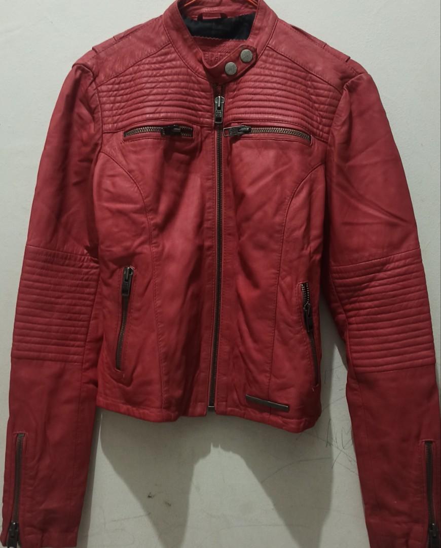 Superdry angels hotsell leather jacket