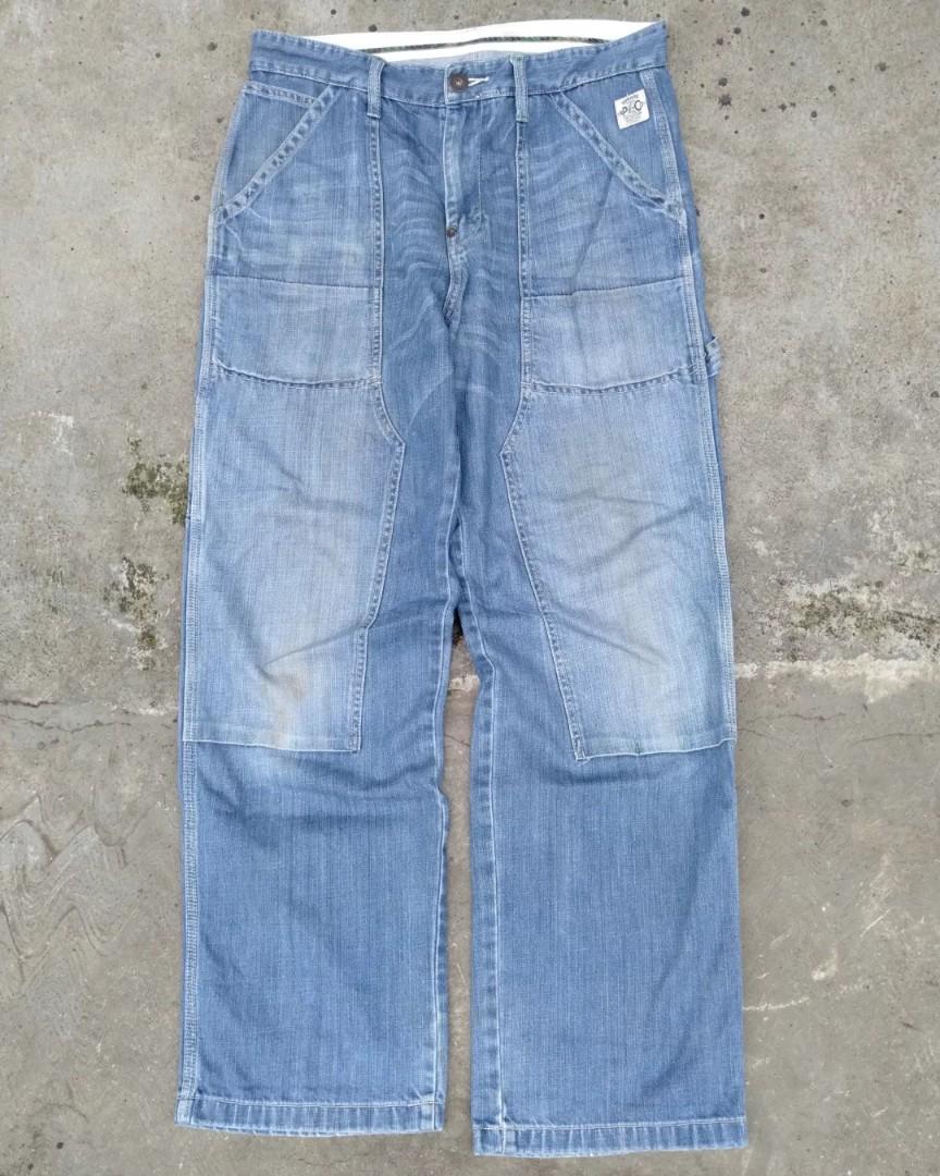 Surplus double knee denim, Fesyen Pria 