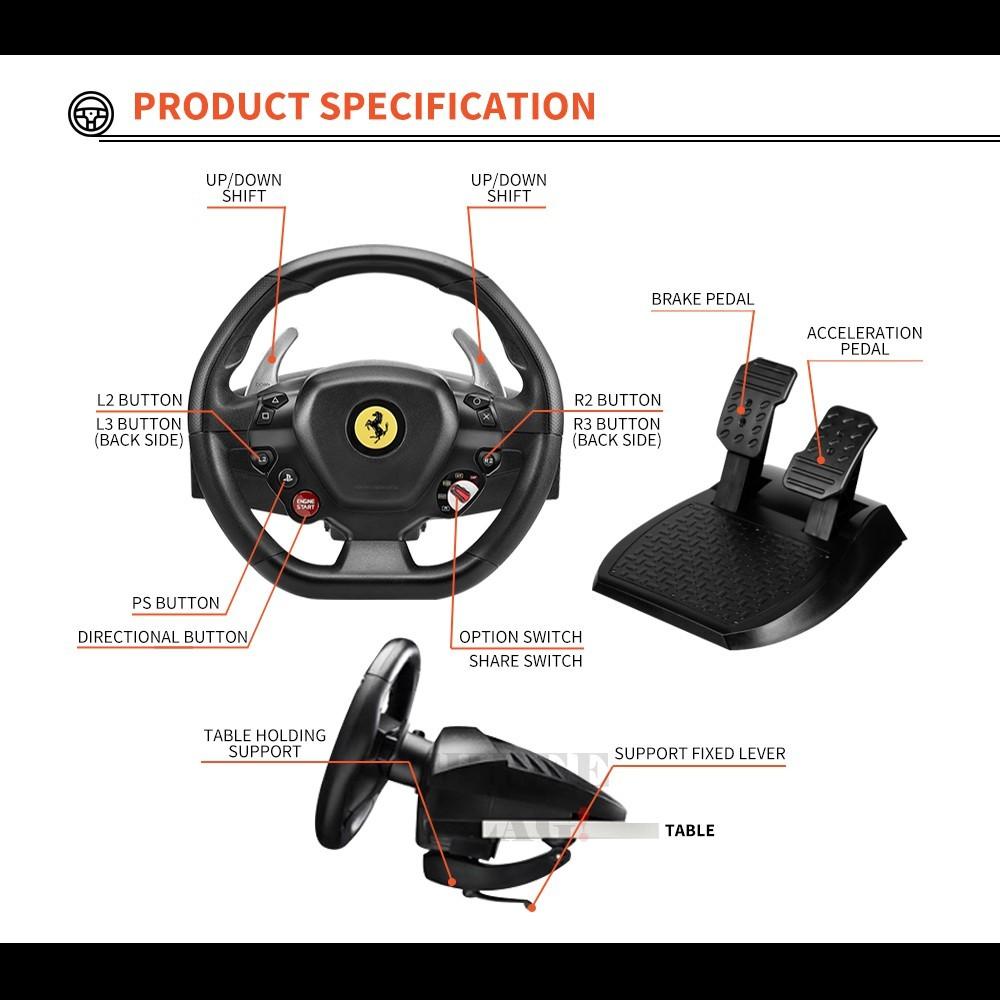 thrustmaster t80 ferrari 488 gtb, Video Gaming, Video Games, PlayStation on  Carousell