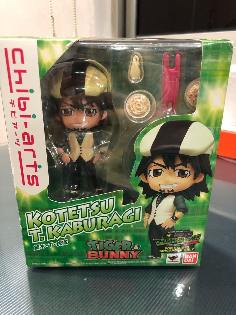 Bandai Tamashii Nations Kaburagi T. Kotetsu Chibi-Arts Figure – Tiger & Bunny Anime Collectible With Accessories - View #3