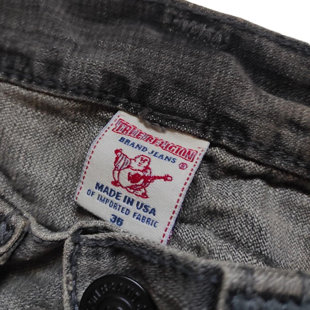 True Religion Grey Washed Jeans//Jeans 