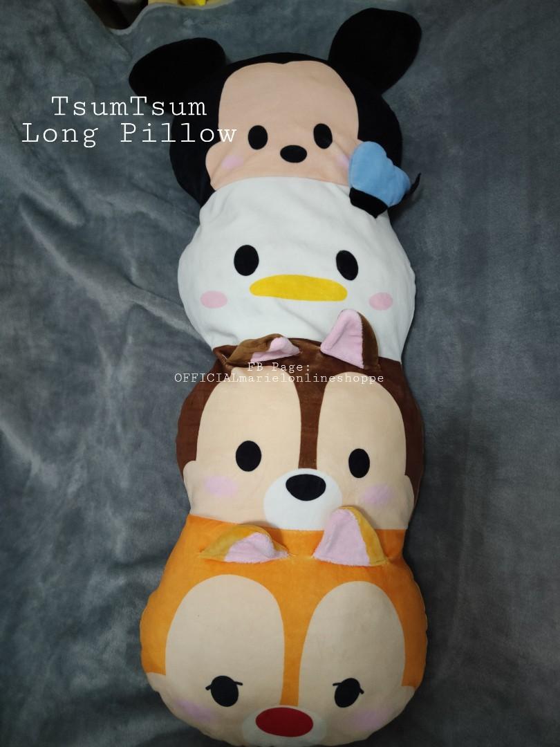 TSUM TSUM BOLSTER MALLOW TYPE, Furniture & Home Living, Bedding