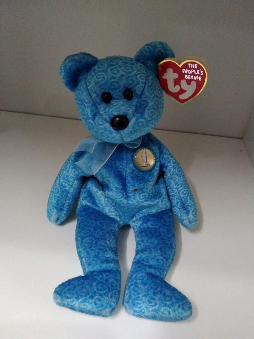 10 year anniversary shop beanie baby blue
