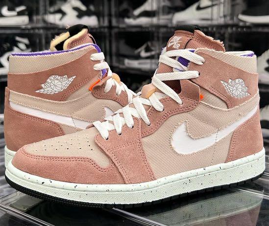 US 12 Air Jordan 1 Zoom CMFT Fossil Stone Men s Fashion Footwear Sneakers on Carousell