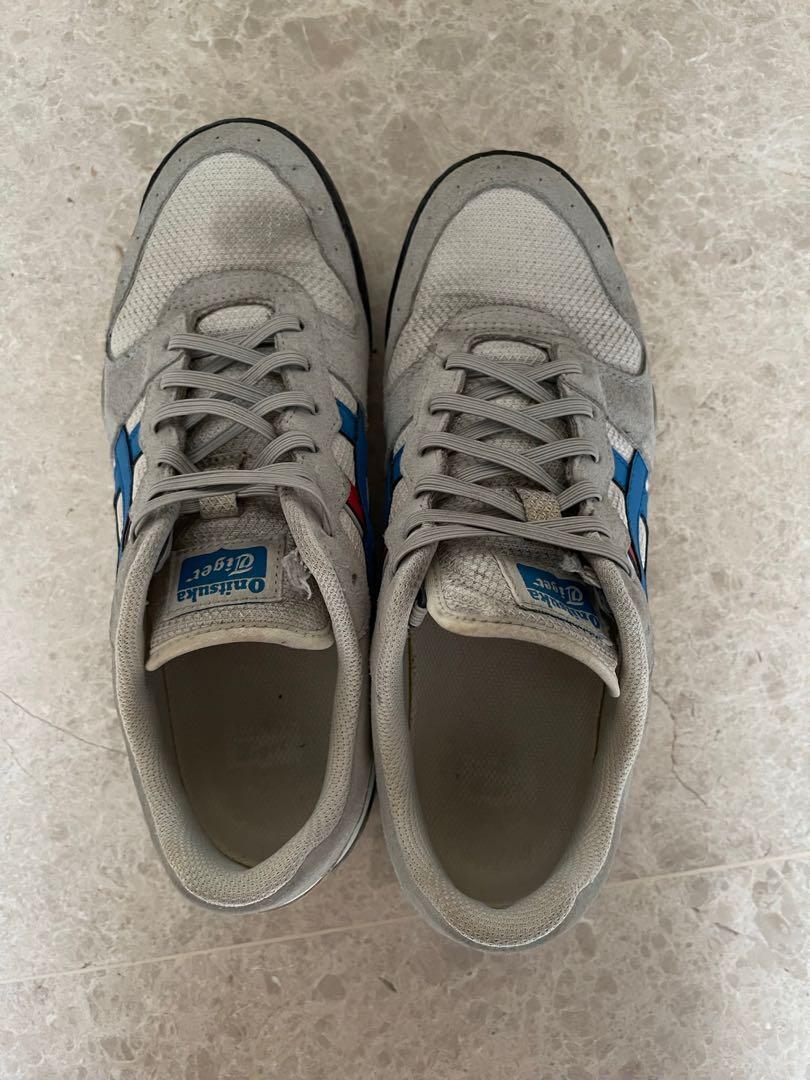 [US 8] ONITSUKA TIGER HORIZONIA (Category: Sneakers) located in Singapore. Submitted by torqueee (Listing ID 1165157601, Image 3). Description: Used US 8 ONITSUKA TIGER HORIZONA. Worn about 20 times, bought in 2022/23. Dirty, just need cleaning up a little. No defects or any damages. Size: US 8 / UK 7.5 / EU 41.5 Additional $5 for delivery..