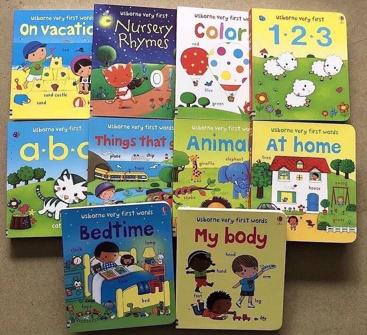 Usborne Very First Words Collection 10 Books Box Set, Hobbies
