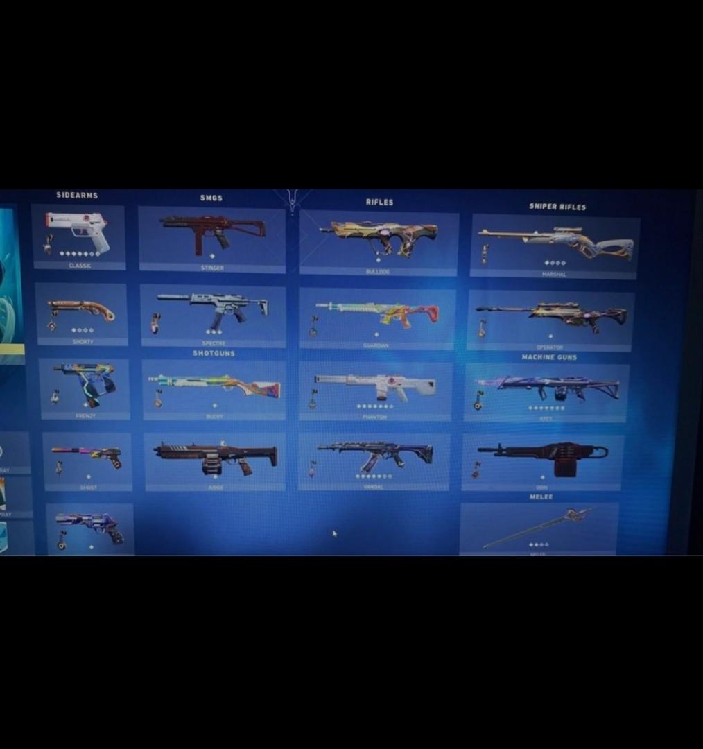 valorant account silver elo (with reaver vandal and spectrum ...