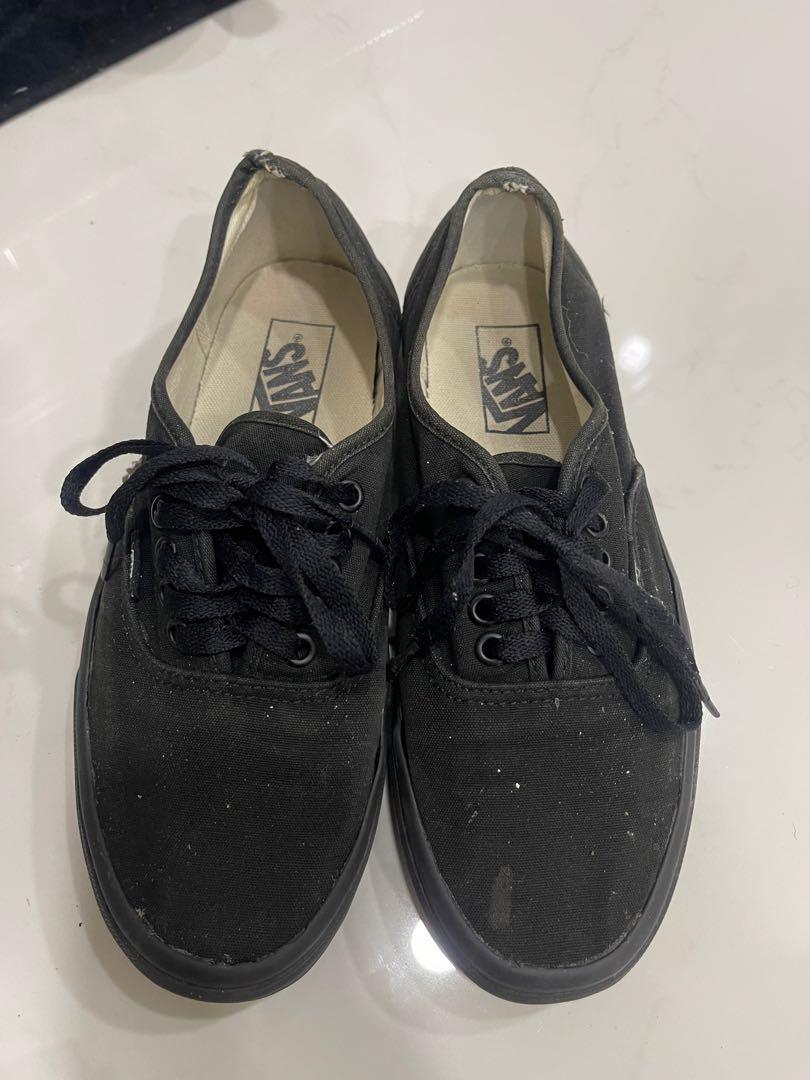 All black new arrivals sneakers vans