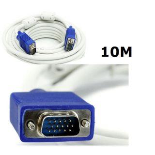 VGA Cable 10 Meters Cable -White Color