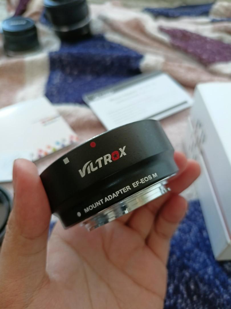Viltrox Ef to EFM adapter, Photography, Lens & Kits on Carousell