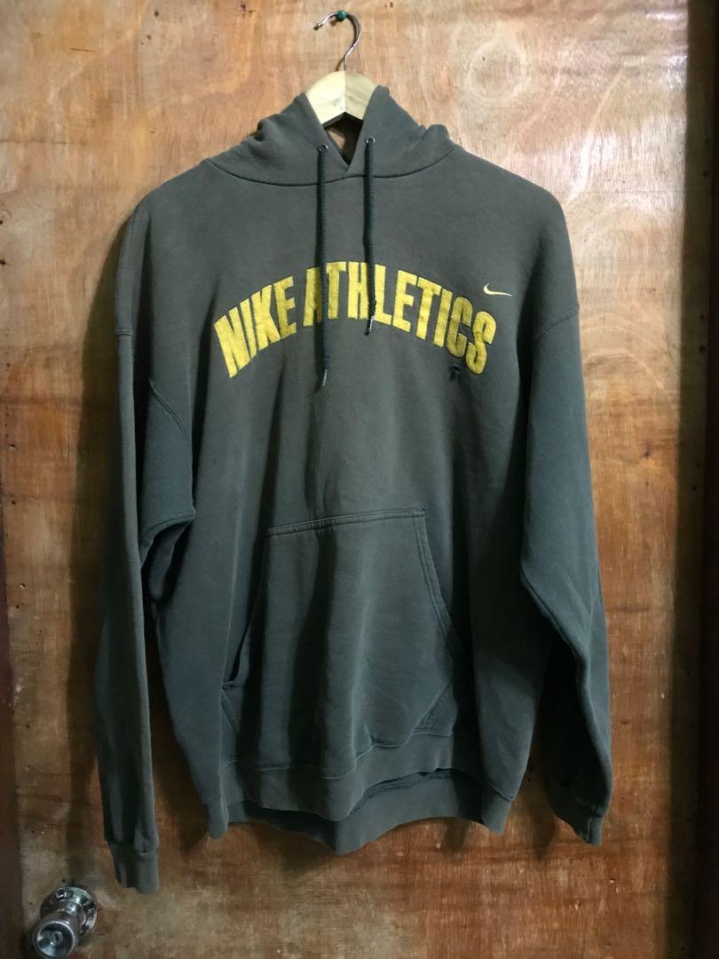 Vintage Nike Athletics Hoodie, Men's Fashion, Tops u0026 Sets, Hoodies on  Carousell