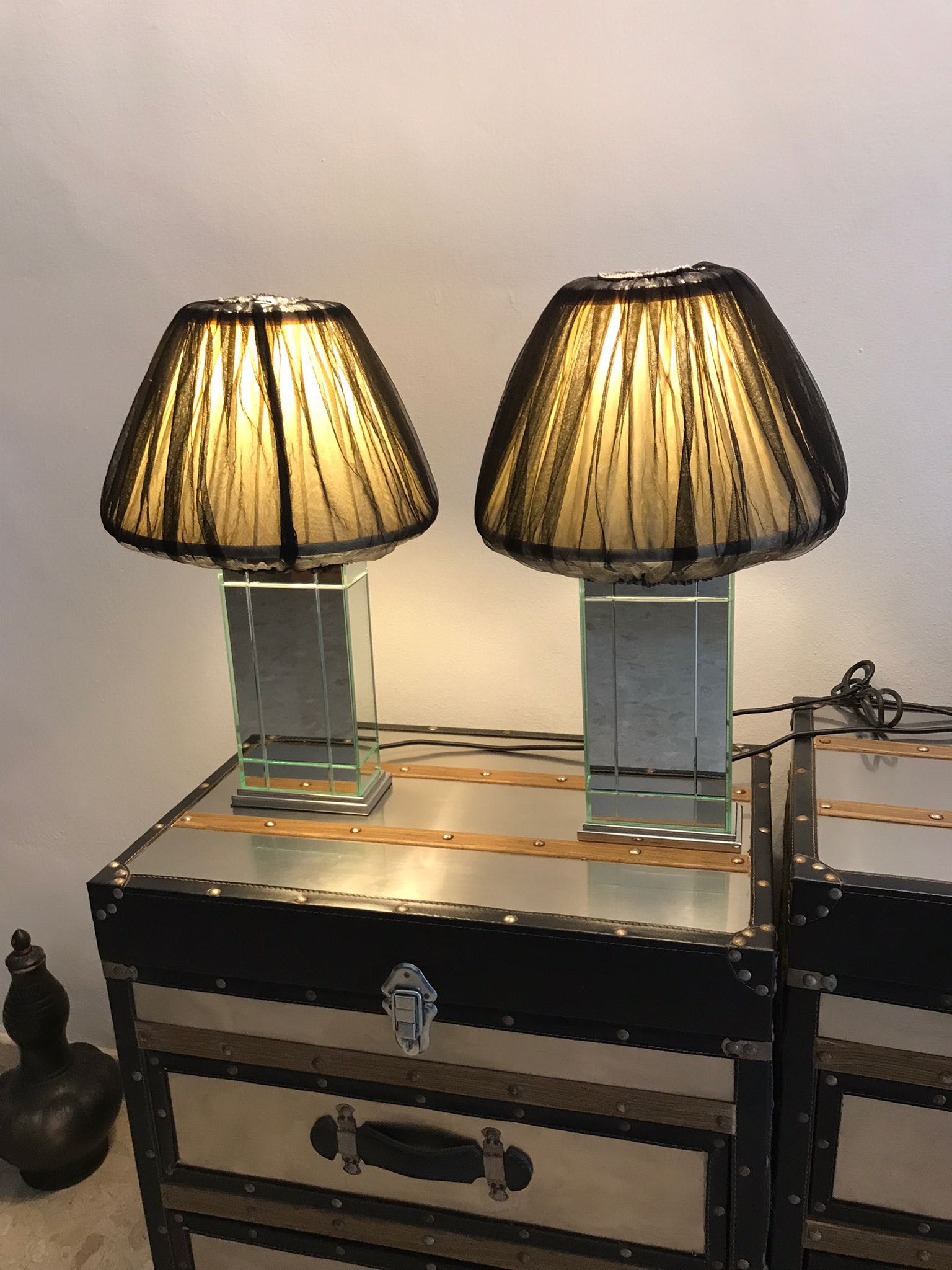 Vintage Victorian Mirror Lamps sets , Furniture & Home Living