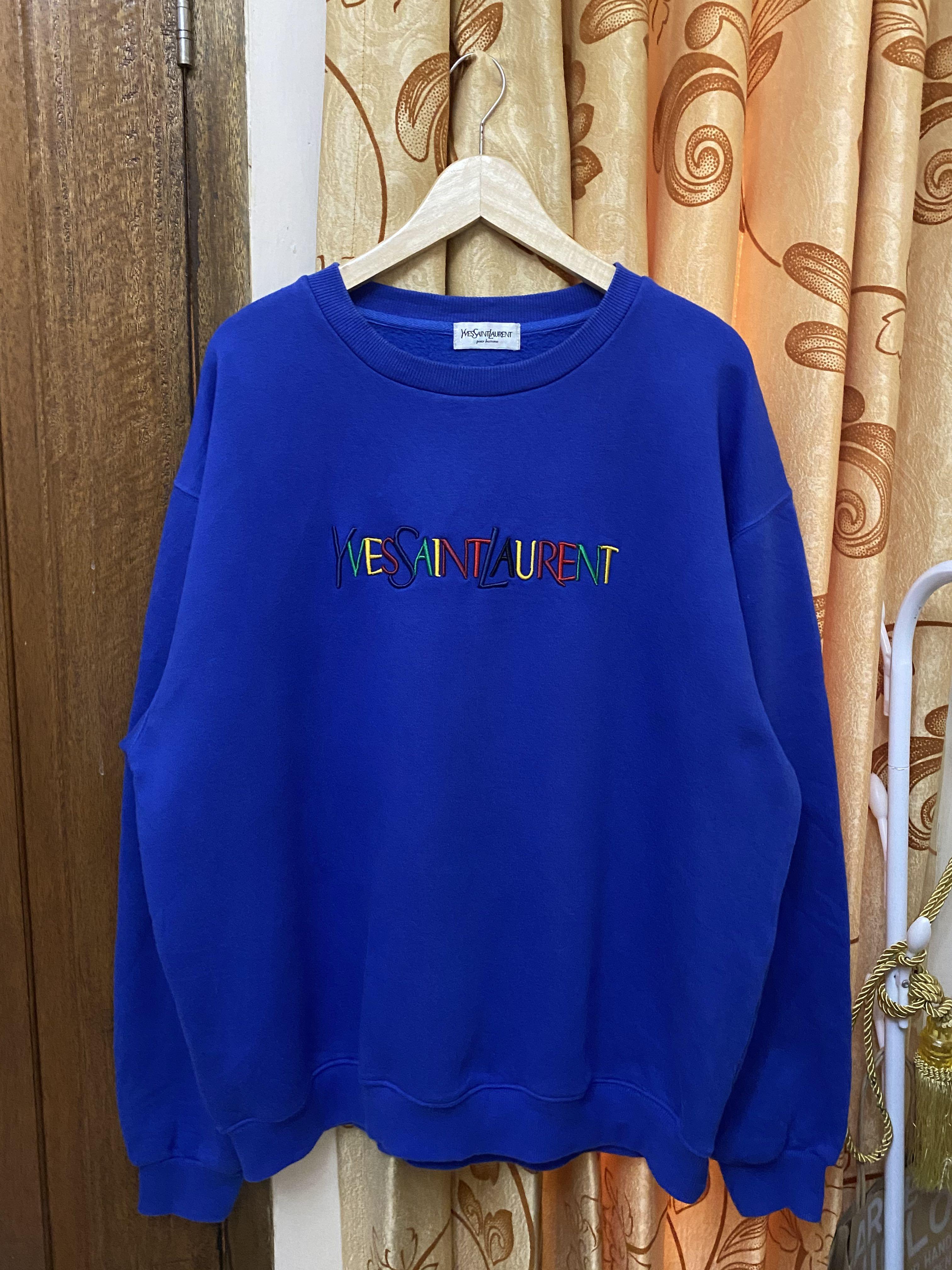 Vintage Yves Saint Laurent Ysl Sweatshirt Crewneck ysl