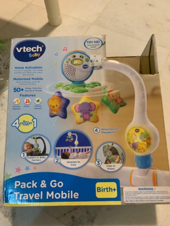Vtech pack and shop go travel mobile