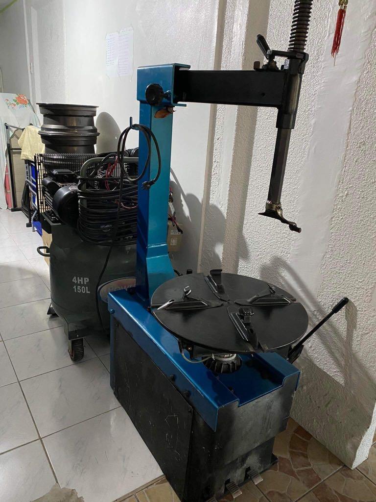 Vulcanizing Equipment for Sale (Powercraft Air Compressor & Tire