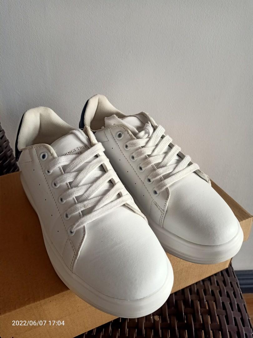 White Domba Shoes (Jungkook BTS), Women's Fashion, Footwear, Sneakers ...