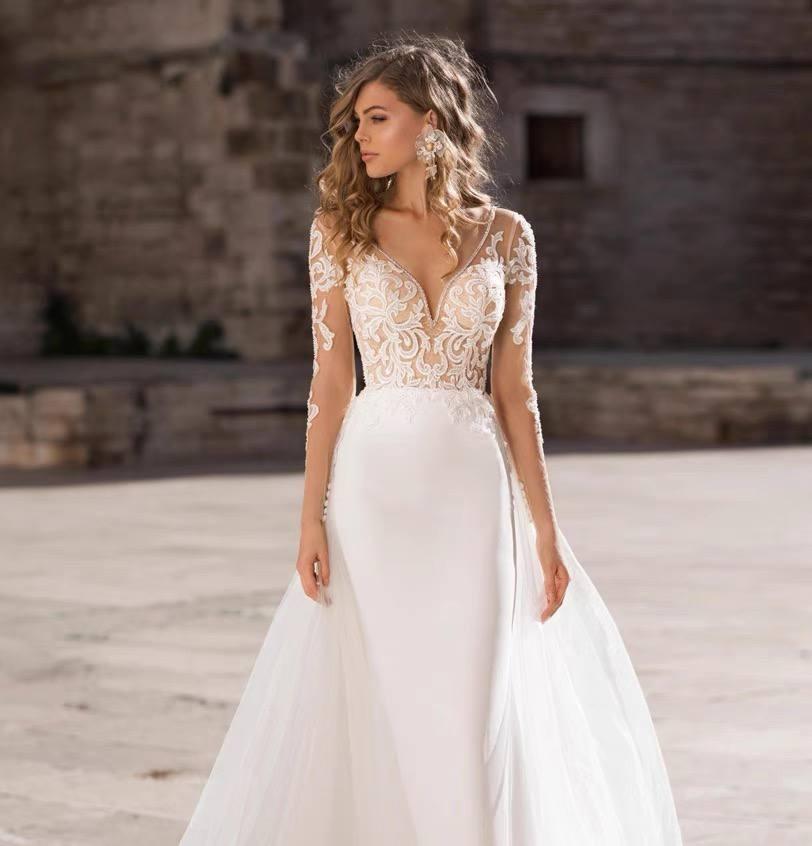 Wedding dresses 2019 new arrivals long sleeve