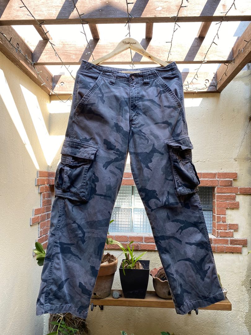 Wrangler Camouflage Cargo Pants 34, Men 