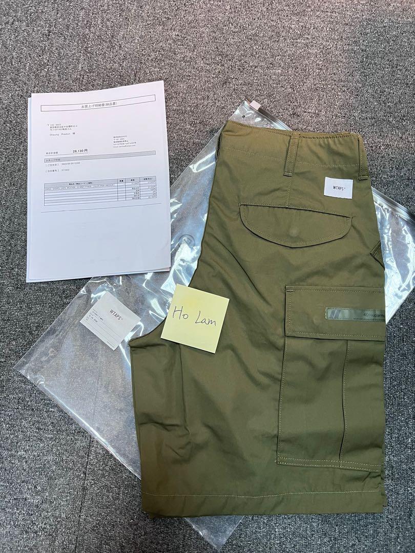 WTAPS 22SS Cargo Shorts Olive size m 02, 男裝, 褲＆半截裙, 短褲