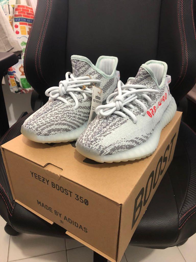 Yeezy Boost 350 V2 Blue Tint Women s Fashion Footwear Sneakers