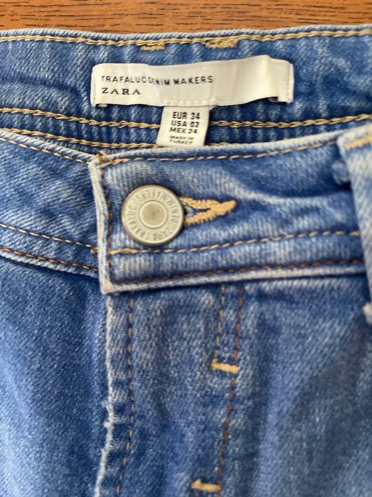 Zara jeans women size 02, Fesyen Wanita 