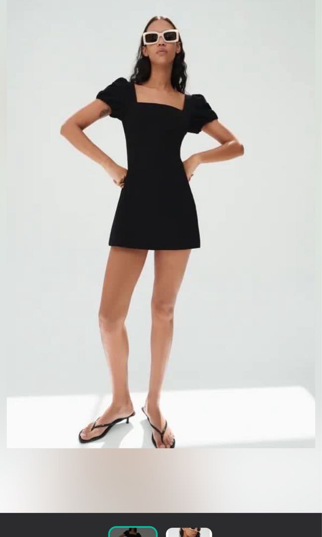 Zara Linen Criss Cross back dress Women s Fashion Dresses Sets