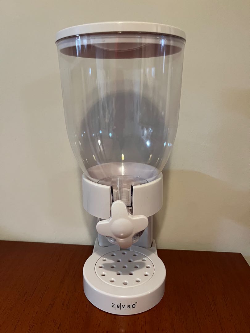 Zevro Cereal Dispenser / Food Dispenser, Furniture & Home Living