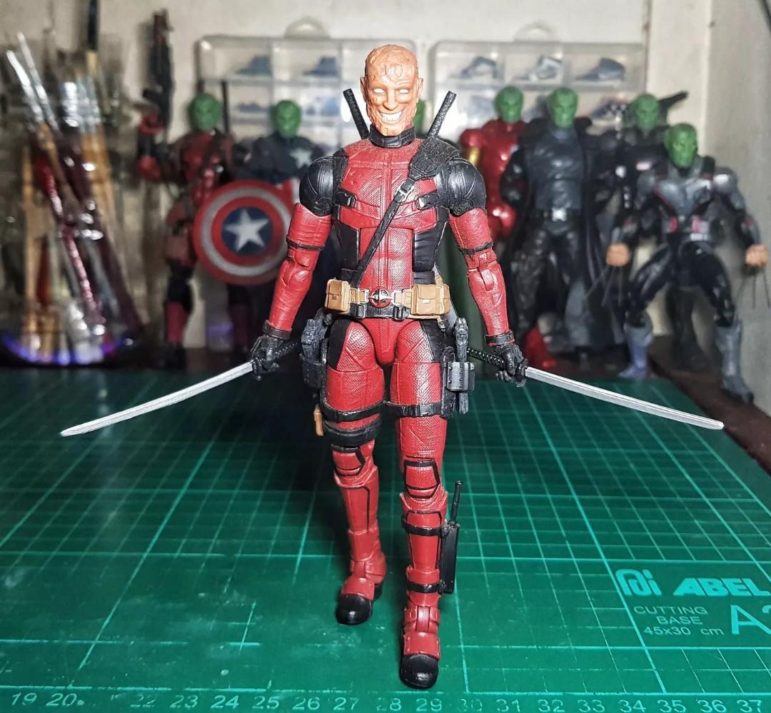 1:12 scale Deadpool Katanas action figure accessory (Category: Figurines & Statues) located in Quezon City. Submitted by ravenracca (Listing ID 1165261224, Image 1). Description: 1:12 scale Deadpool Katanas action figure accessory best for your 6 inch action figures 700php for a pair Deadpool action figure not for sale.