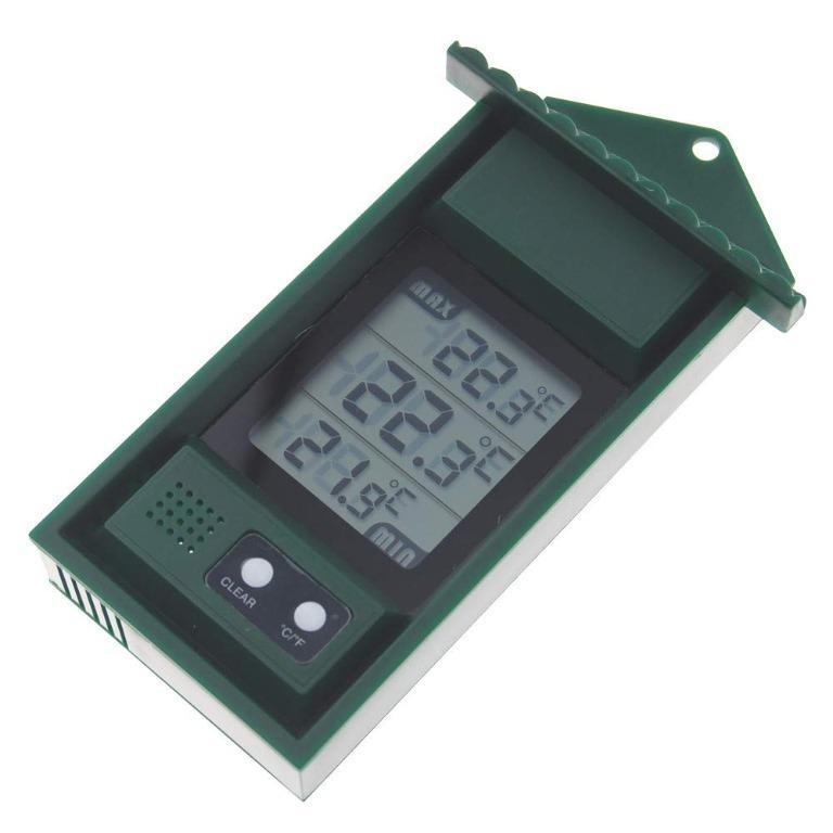 13674) Digital Greenhouse Thermometer Max Min Thermometer to Monitor