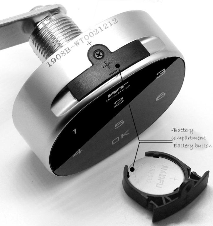 20mm 6pin Digital Lock for Mailbox/ Letter box for HDB / Condo