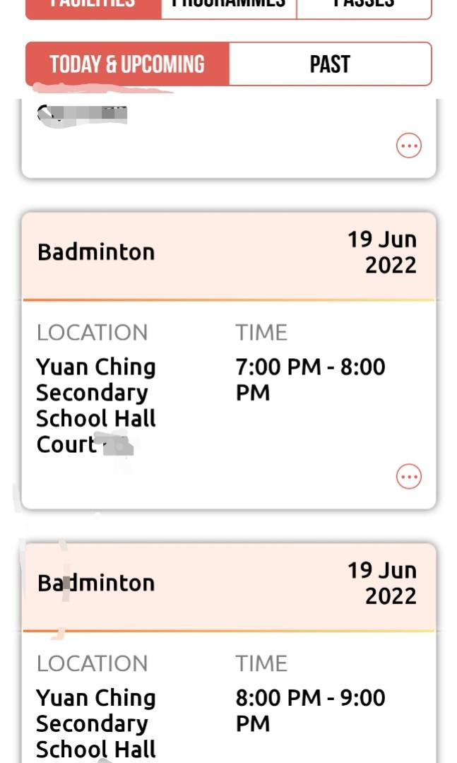 2 hours Badminton Court Jurong Lakeside, Sports Equipment, Sports