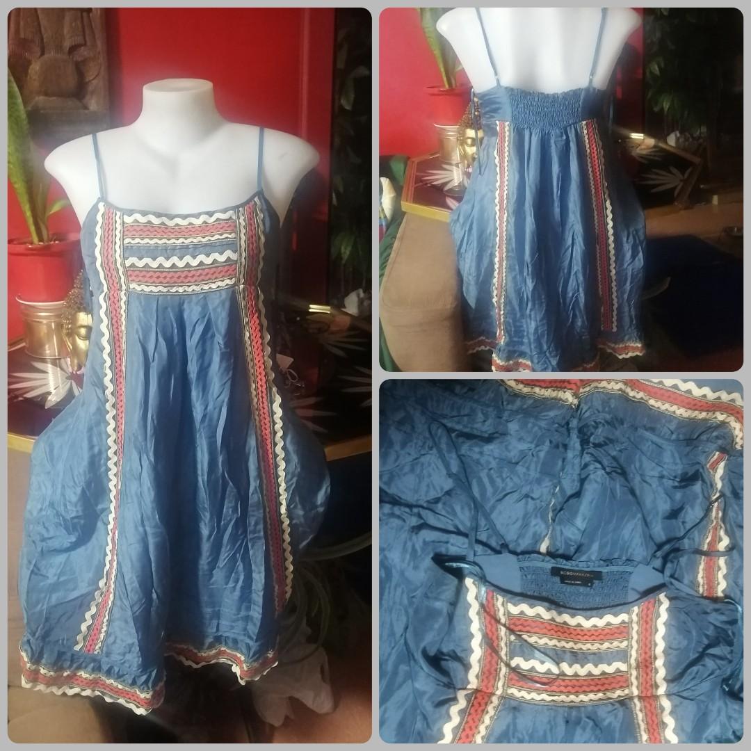 💯 BEAUTIFUL BCBG SILK DRESS ❤️ (Category: Dresses) located in Mandaluyong City. Submitted by arlene2560 (Listing ID 1165385104, Image 3). Description: 💯 Silk/polyester babydoll dress, adjustable straps, side zipped from BCBG MAXAZRIA. Large, armpit 20 ", length 34". Decluttering P850. 09555448979.