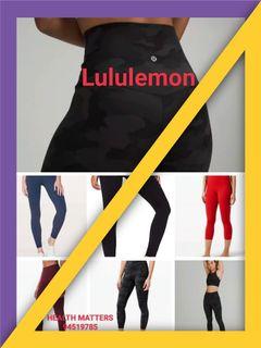 ♥️ Lululemon leggings Lululemon tights Lululemon 3 quarters. Brand New, various colours and sizes. 100% authentic. Brand New, Free Delivery, while stocks last!